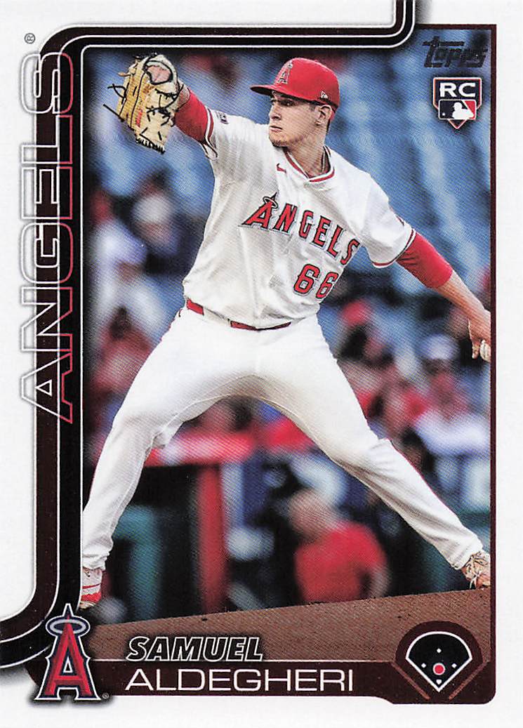 2025 Topps Baseball Samuel Aldegheri #438 Rookie