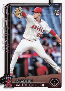 2025 Topps Baseball Samuel Aldegheri #438 Rookie