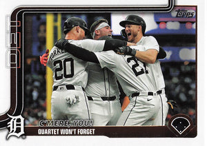 2025 Topps Baseball C'mere, you! Quartet Won’t Forget #491