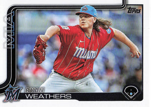 2025 Topps Baseball Ryan Weathers #539