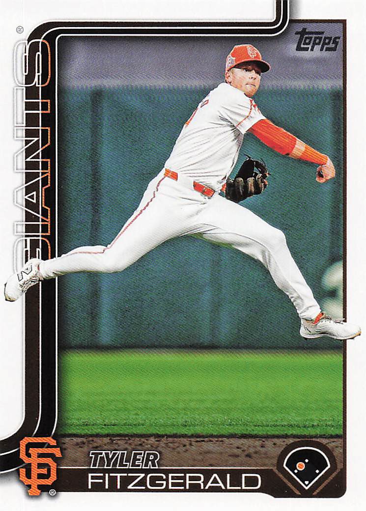 2025 Topps Baseball Tyler Fitzgerald #596