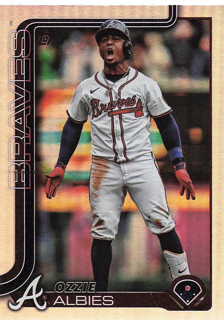 2025 Topps Baseball Rainbow Foil Ozzie Albies #364
