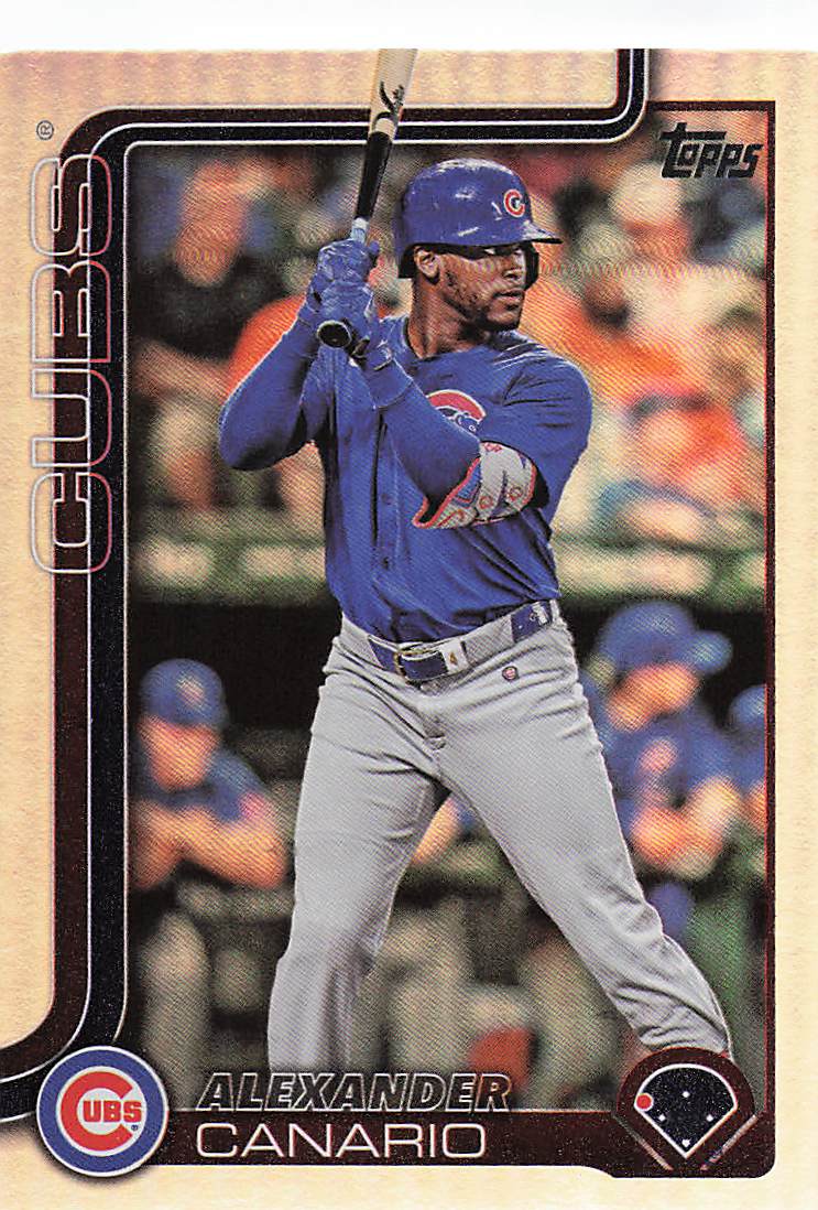 2025 Topps Baseball Rainbow Foil Alexander Canario #655