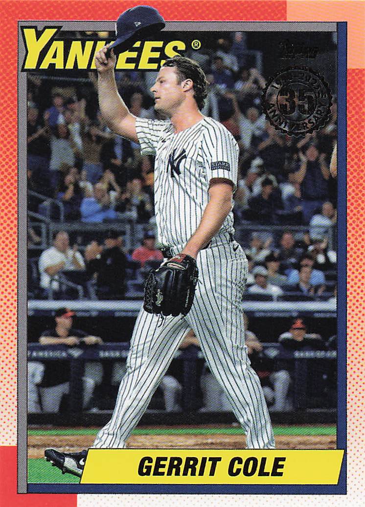 2025 Topps Baseball 1990 Topps Baseball Gerrit Cole #90B2-3