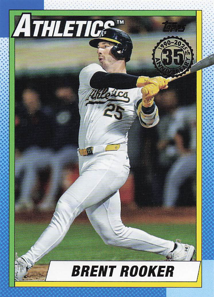 2025 Topps Baseball 1990 Topps Baseball Brent Rooker #90B2-8