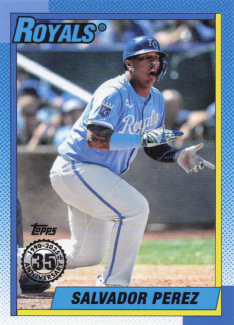 2025 Topps Baseball 1990 Topps Baseball Salvador Perez #90B2-19