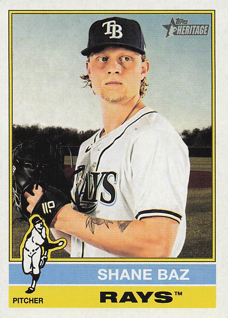 2025 Topps Heritage Baseball Shane Baz #363