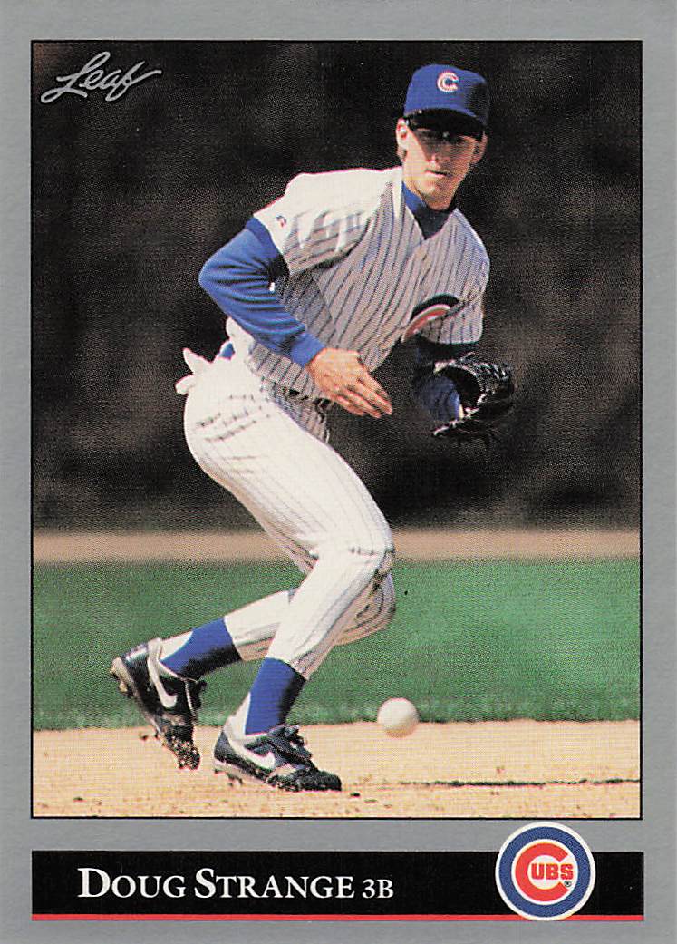 1992 Leaf Baseball Doug Strange #476