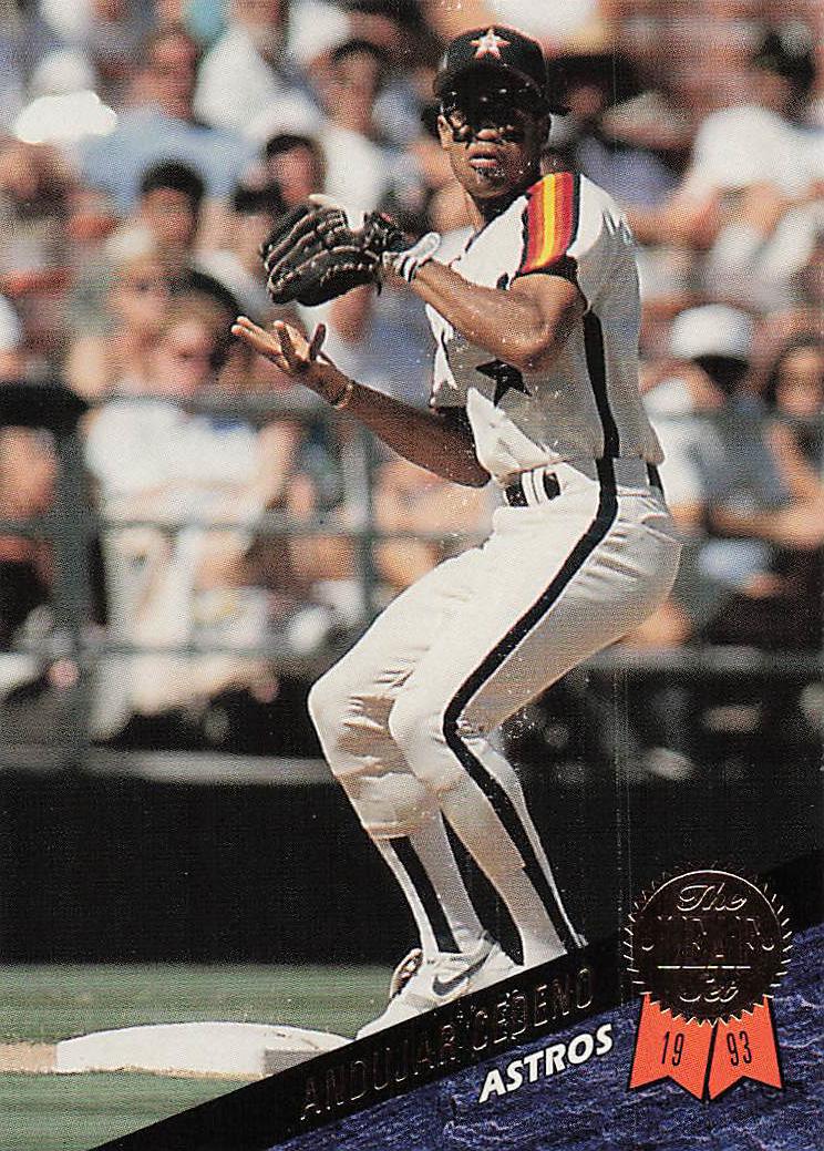 1993 Leaf Baseball Andujar Cedeno #108