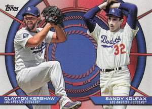 2025 Topps Baseball Dynamic Duos Clayton Kershaw / Sandy Koufax #DD-8