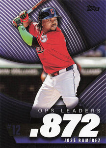 2025 Topps Baseball OPS Leaders José Ramírez #OPS-12