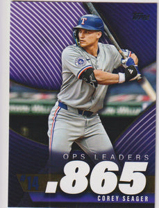 2025 Topps Baseball OPS Leaders Corey Seager #OPS-14
