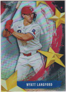 2025 Topps Baseball Stars of MLB Wyatt Langford #SMLB-55