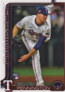 2025 Topps Baseball Walter Pennington #493