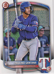 2025 Bowman Baseball Prospects Paulino Santana #BP-72