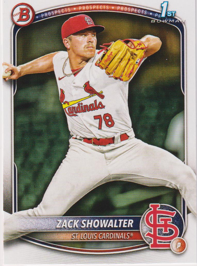 2025 Bowman Baseball Prospects Zack Showalter #BP-74