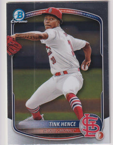 2025 Bowman Baseball Chrome Prospects Tink Hence #BCP-101