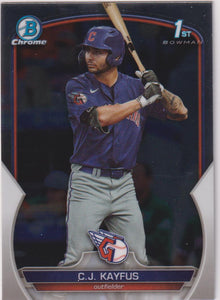 2023 Bowman Draft Baseball Chrome C.J. Kayfus #BDC-101