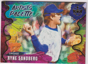 2022 Panini Diamond Kings Baseball Artist's Palette Ryne Sandberg #AP-11