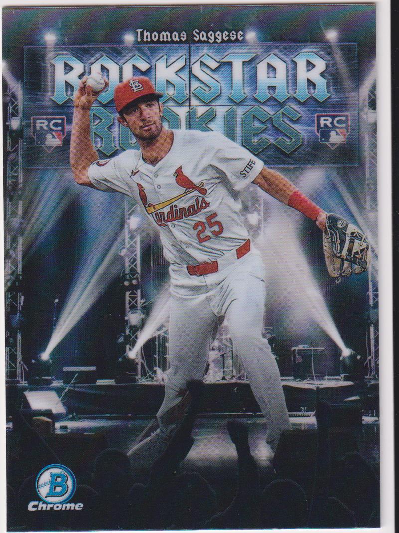 2025 Bowman Baseball Rockstar Rookies Thomas Saggese #RR-17
