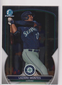 2023 Bowman Draft Baseball Chrome Lazaro Montes #BDC-185