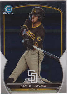 2023 Bowman Draft Baseball Chrome Samuel Zavala #BDC-83