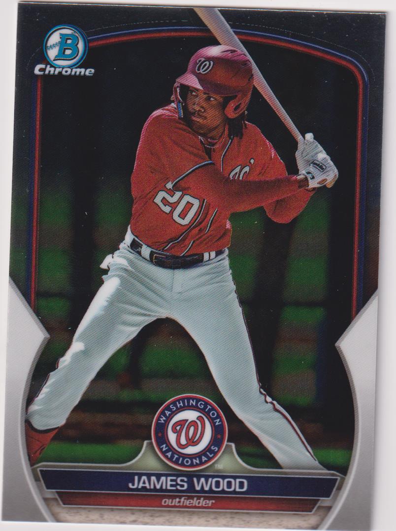 2023 Bowman Draft Baseball Chrome James Wood #BDC-70