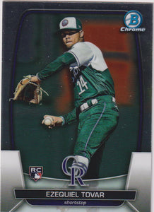 2023 Bowman Chrome Baseball Ezequiel Tovar #23 Rookie