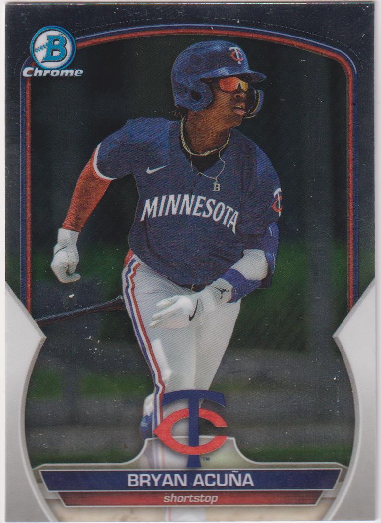 2023 Bowman Draft Baseball Chrome Bryan Acuña #BDC-39