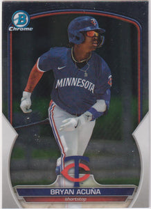 2023 Bowman Draft Baseball Chrome Bryan Acuña #BDC-39