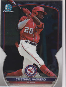 2023 Bowman Draft Baseball Chrome Cristhian Vaquero #BDC-27