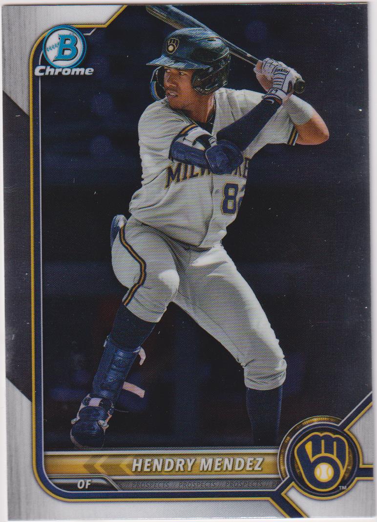 2022 Bowman Draft Baseball Chrome Hendry Mendez #BDC-116