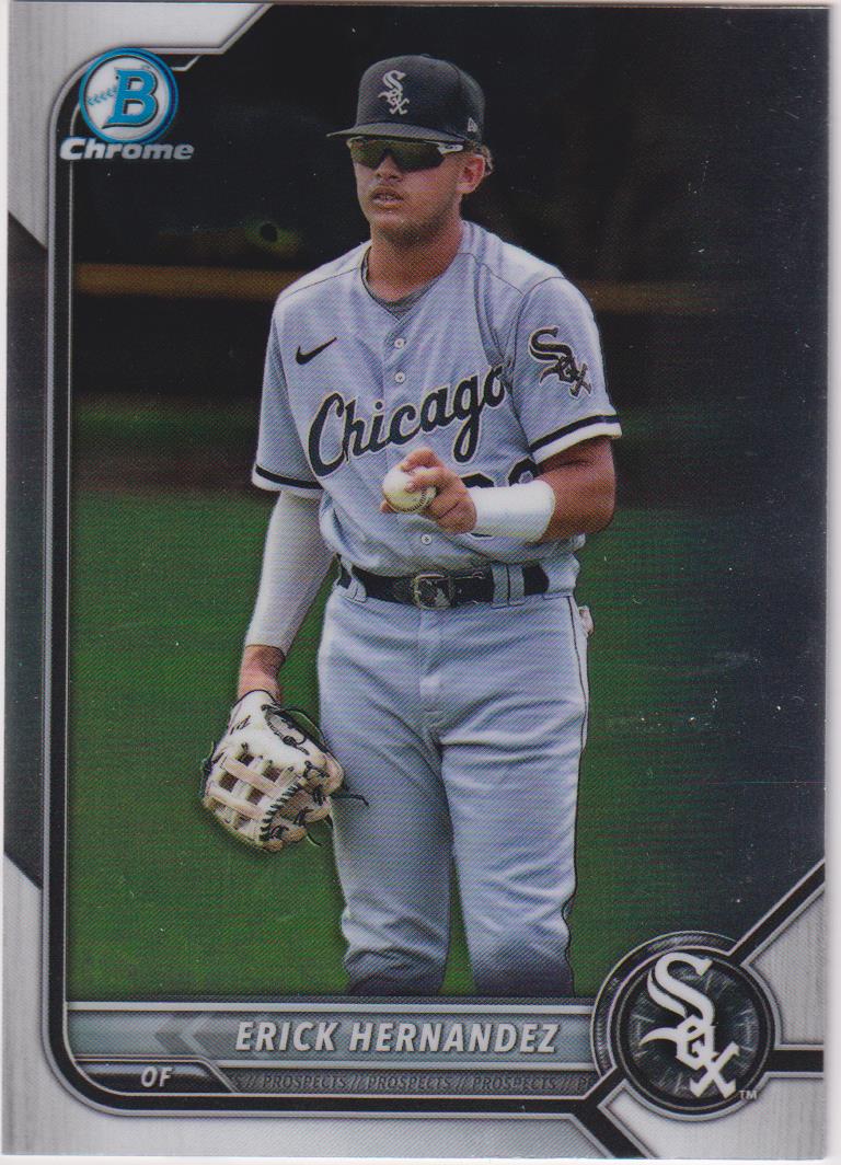 2022 Bowman Draft Baseball Chrome Erick Hernandez #BDC-57