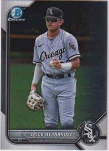 2022 Bowman Draft Baseball Chrome Erick Hernandez #BDC-57