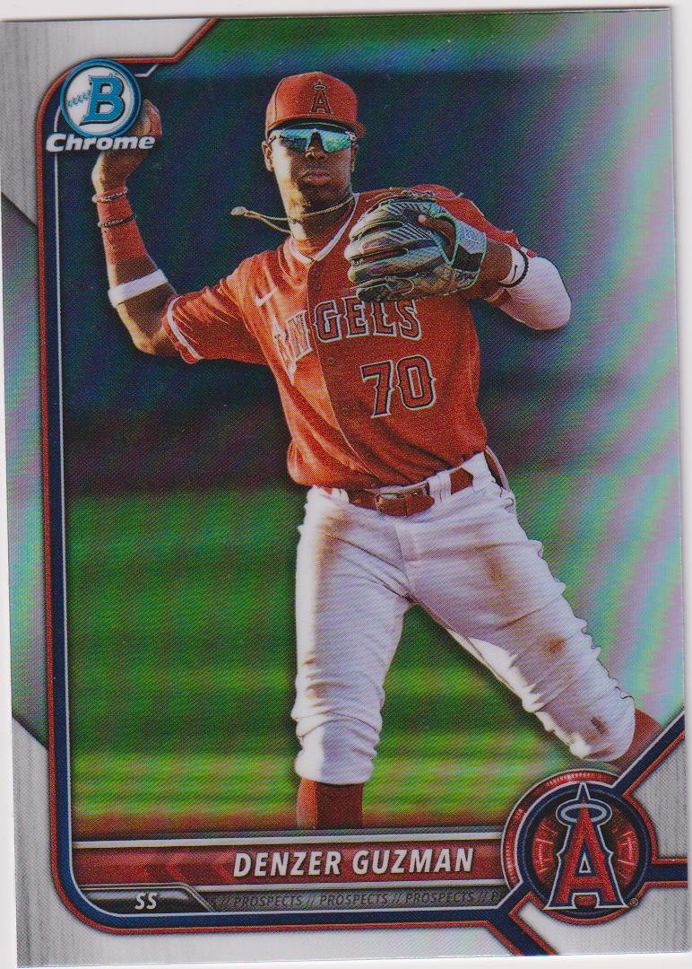 2022 Bowman Draft Baseball Chrome Refractor Denzer Guzman #BDC-20