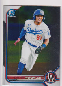 2022 Bowman Baseball Wilman Diaz #BCP-135