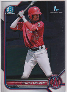 2022 Bowman Baseball Chrome Prospects Denzer Guzman #BCP-138