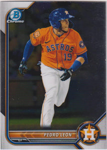 2022 Bowman Baseball Chrome Prospects Pedro Leon #BCP-115