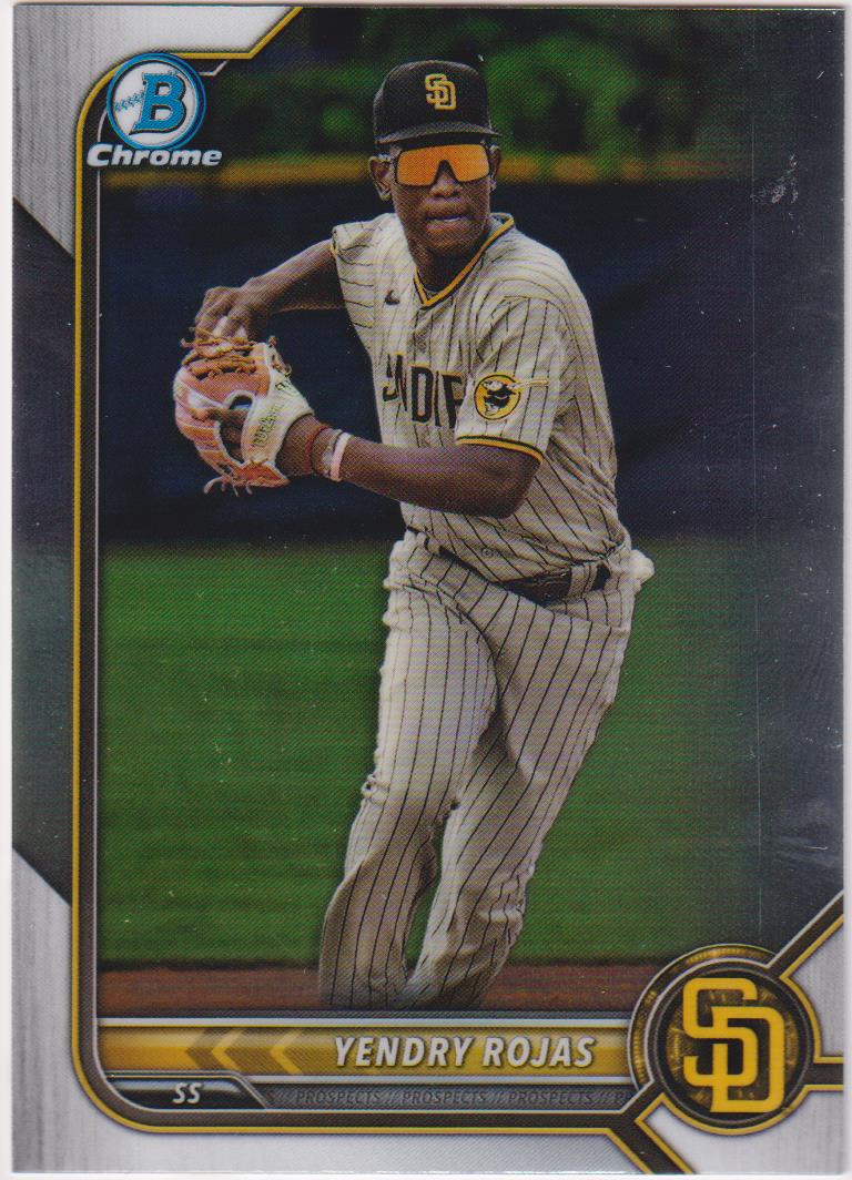 2022 Bowman Draft Baseball Chrome Yendry Rojas #BDC-2
