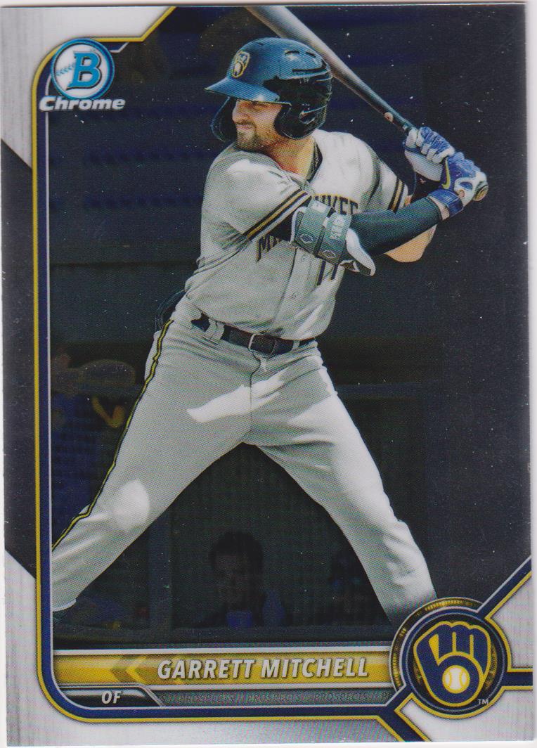 2022 Bowman Baseball Chrome Prospects Garrett Mitchell #BCP-132