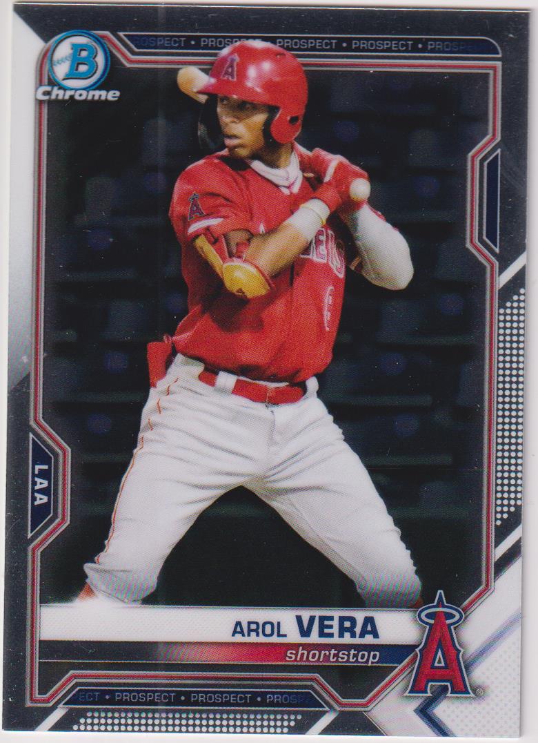 2021 Bowman Draft Baseball Arol Vera #BDC-181