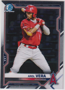2021 Bowman Draft Baseball Arol Vera #BDC-181