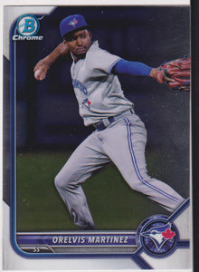 2022 Bowman Baseball Chrome Prospects Orelvis Martinez #BCP-104