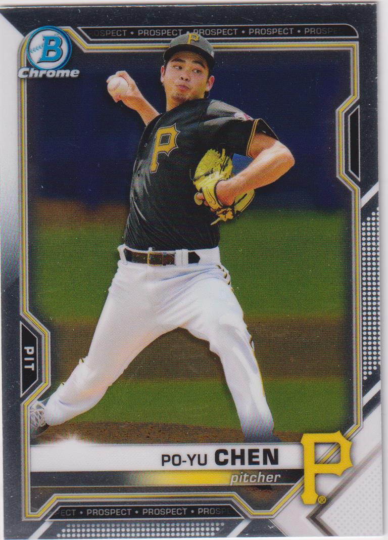 2021 Bowman Draft Baseball Chrome Po-Yu Chen #BDC-151