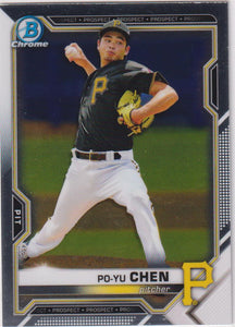2021 Bowman Draft Baseball Chrome Po-Yu Chen #BDC-151