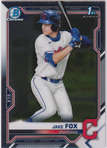 2021 Bowman Draft Baseball Chrome Jake Fox #BDC-102