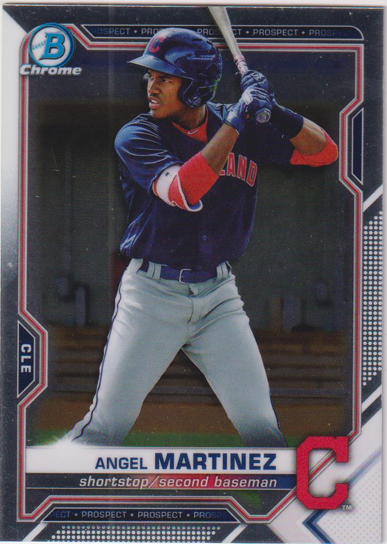 2021 Bowman Draft Baseball Chrome Angel Martinez #BDC-34