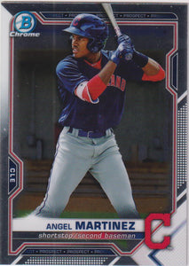 2021 Bowman Draft Baseball Chrome Angel Martinez #BDC-34