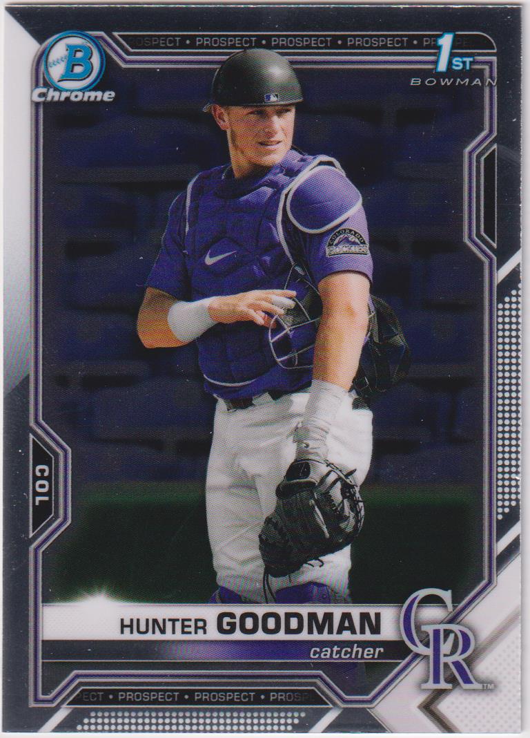 2021 Bowman Draft Baseball Chrome Hunter Goodman #BDC-66