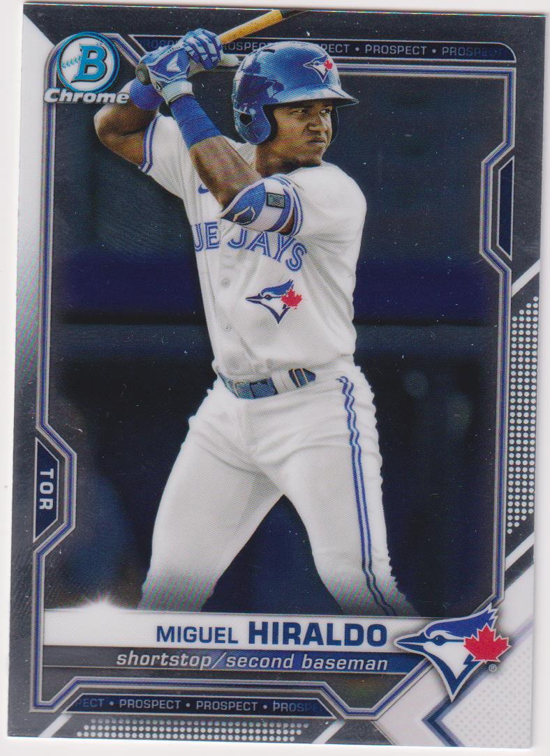 2021 Bowman Draft Baseball Miguel Hiraldo #BDC-98